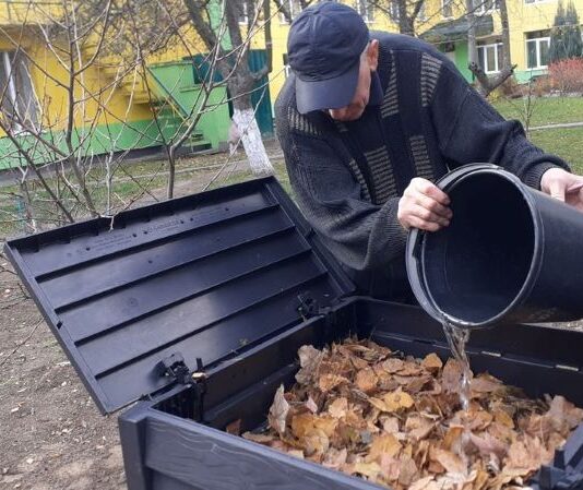 Что лучане делают с опавшими листьями